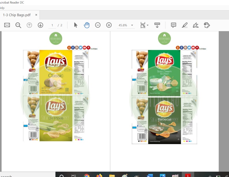 Easy DIY Miniatures Printables Chips