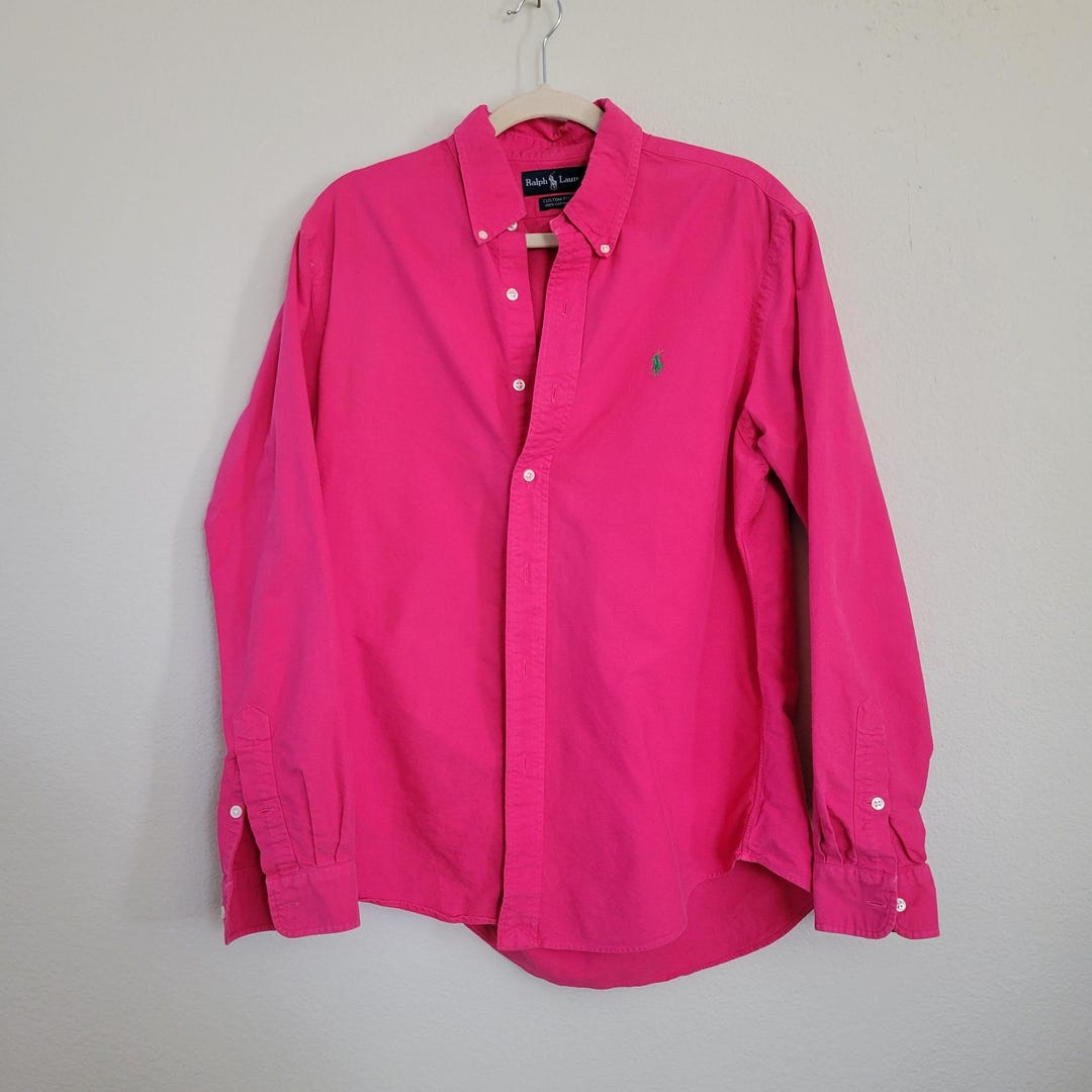 Vintage 90’s Ralph Lauren pink baby tee