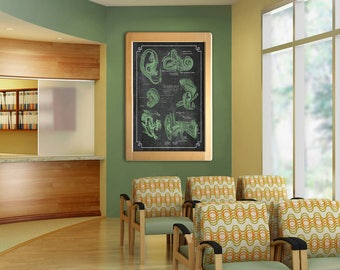 Póster de Anatomía de Gray: Impresión de arte médico vintage