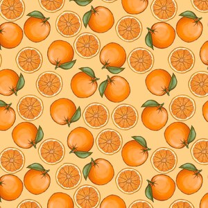 Orange sömlöst mönster