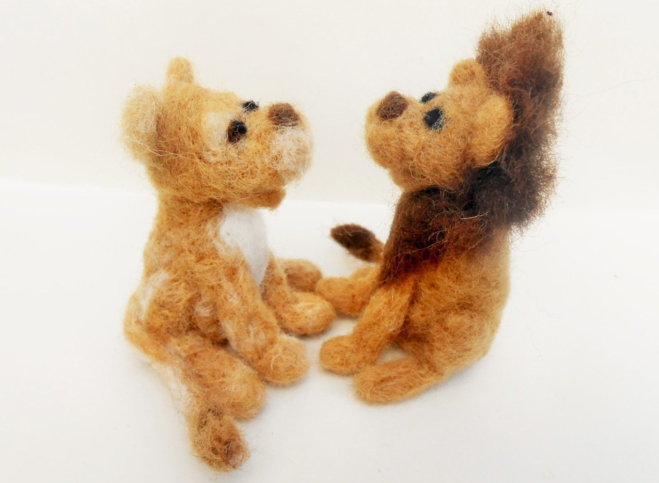 Needle Felted Lion Lion Needle Felt King of the Jungle Lion Etsy Israel