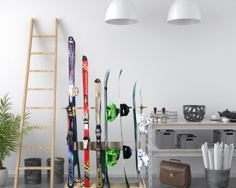 Freestanding Vertical Ski/ Snowboard Storage Rack
