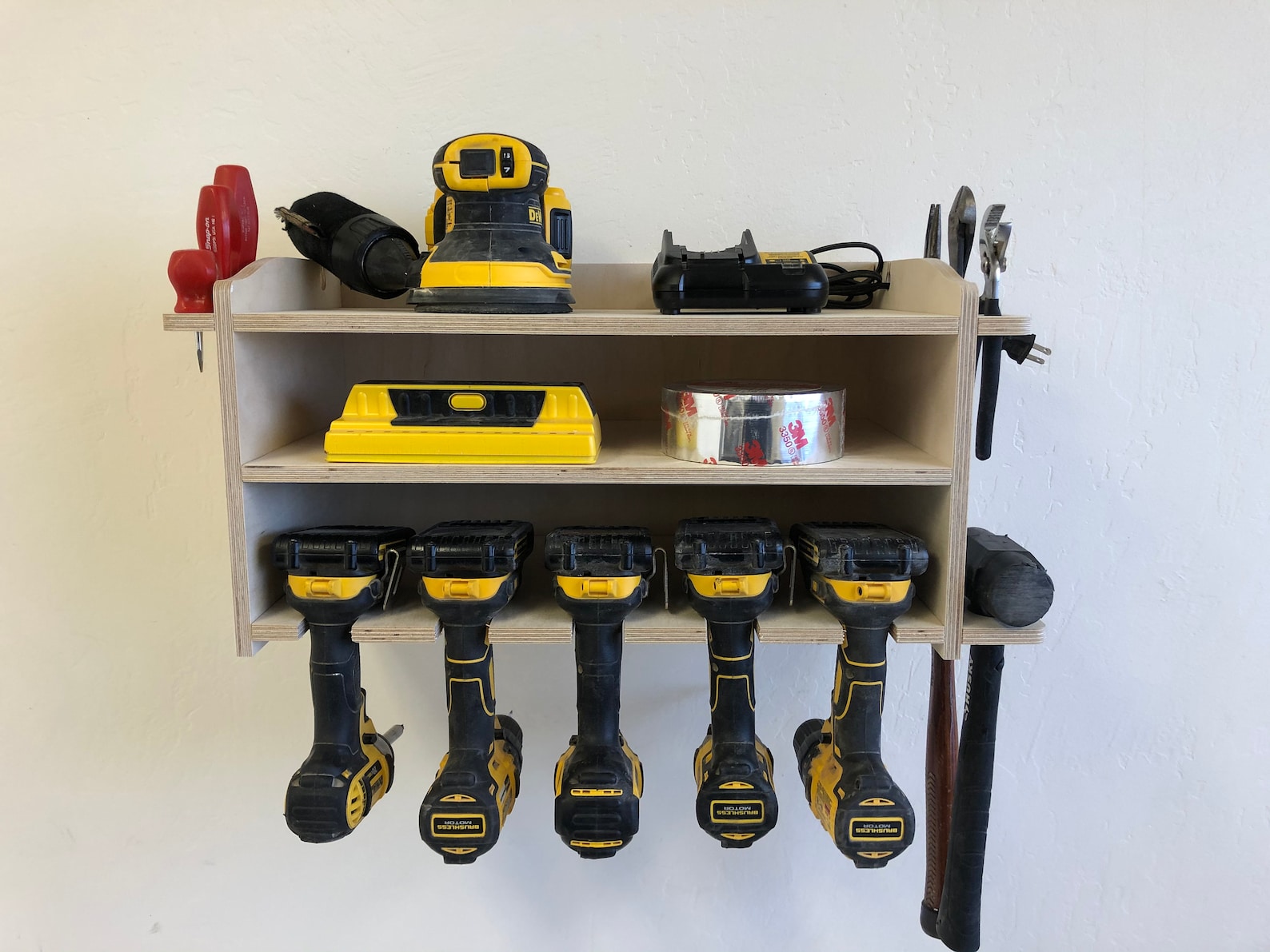 Power Tool Storage Tool Holder Wall Mounted Drill Organizer Etsy