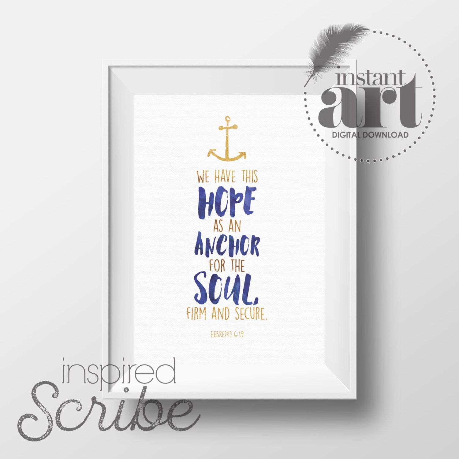 We Have This Hope as an Anchor for the Soul Firm and Secure Hebrews ...