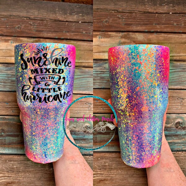 neon glitter tumbler, gorgeous tumbler, hot pink, teal, purple, glitter, fun gift, glitter dipped, best friend gift, gift for her, birthday