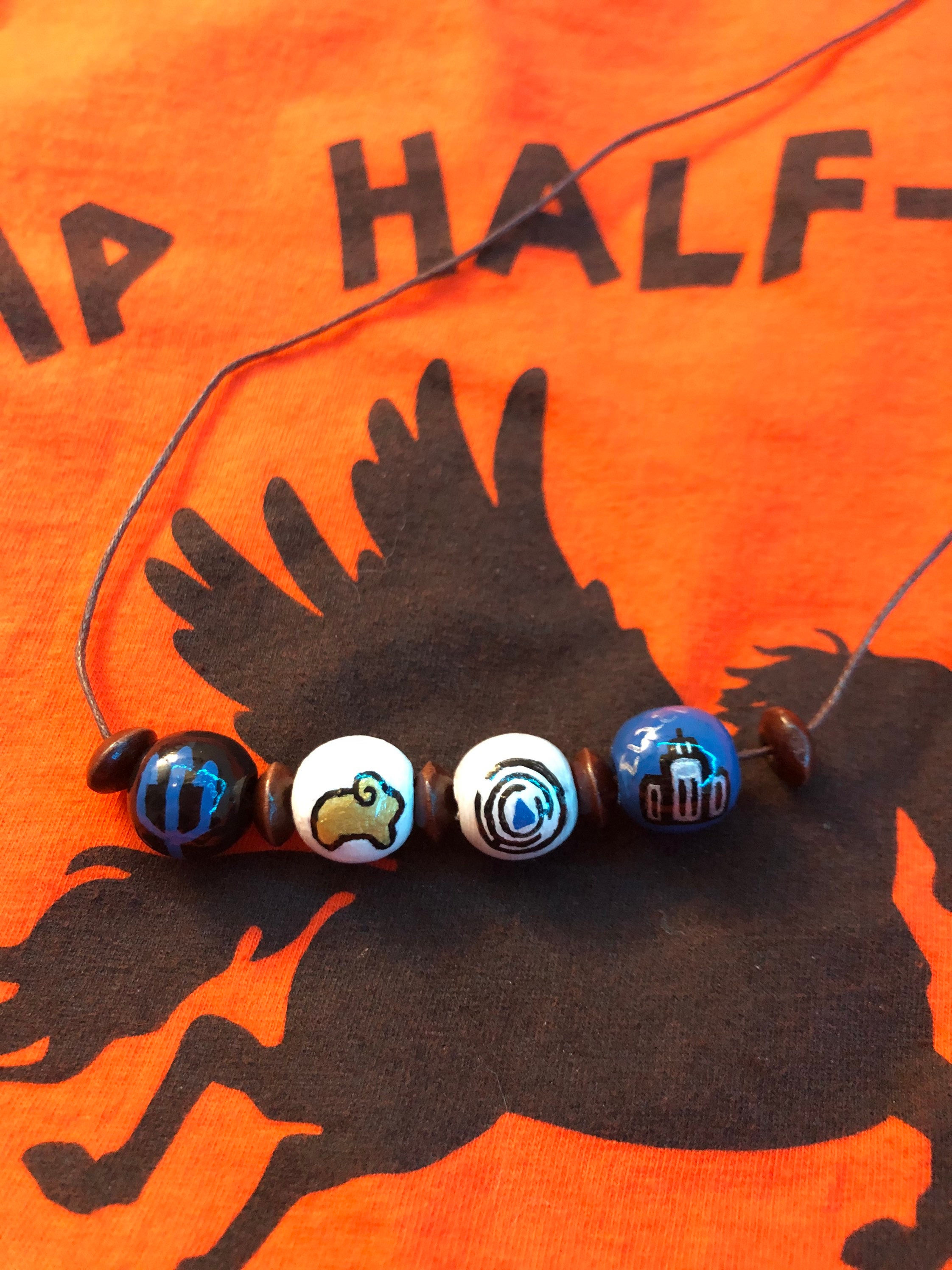 Camp Half Blood Beaded Necklace percy Jackson Series Etsy