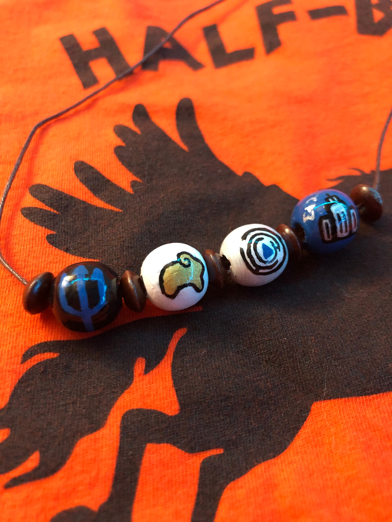 Camp Half Blood Beaded Necklace Percy Jackson Series Etsy