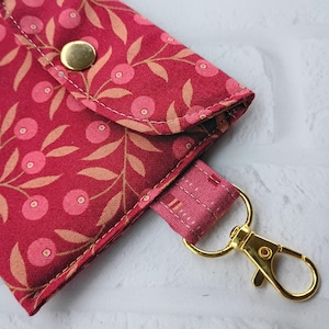 Monedero o tarjetero acolchado con llavero de 4,5 x 3,5 cm, regalo para hermana, mamá, abuela, tía, novia.
