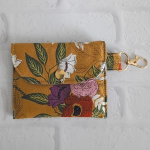 Monedero o tarjetero acolchado con llavero de 4,5 x 3,5 cm, regalo para hermana, mamá, abuela, tía, novia.