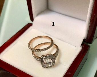 Anillo de compromiso, Anillo de promesa, Anillos de mujer, Anillo de apilamiento, Nupcial, Aniversario, Multihilera, Anillo solitario, Amistad, Regalo de novia