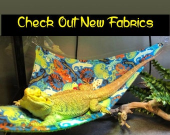 Bearded Dragon Extra Large Hammock - Reptile Extra Large Hammock