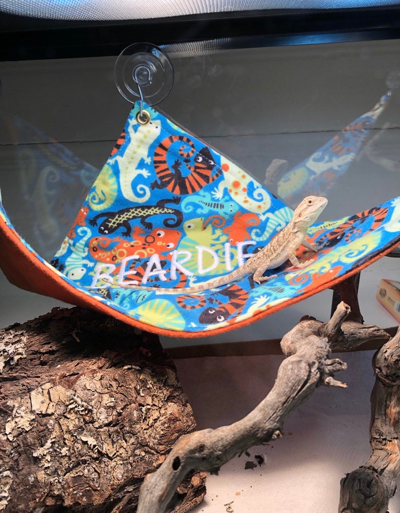 Bearded Dragon Hammock Reptile Hammock Etsy