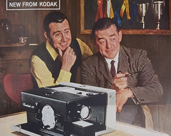 1959 KODAK Calvacade SLIDE PROJECTOR Advertisement Original Magazine Ad Wall Art Home Decor Gift for photographer