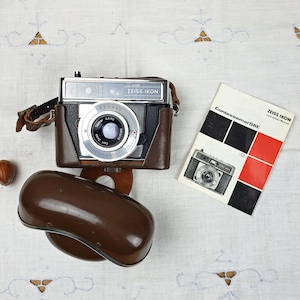 Vintage Zeiss Ikon Contessamat SBE compact 35mm Rangefinder with 50mm f2.8 90% working!