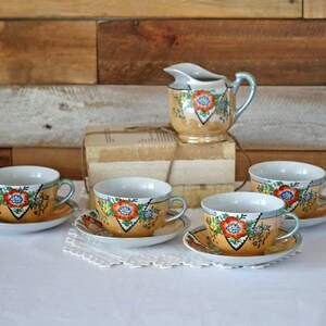Vintage Teacup,  Saucer and Cream  - Japan teacup set