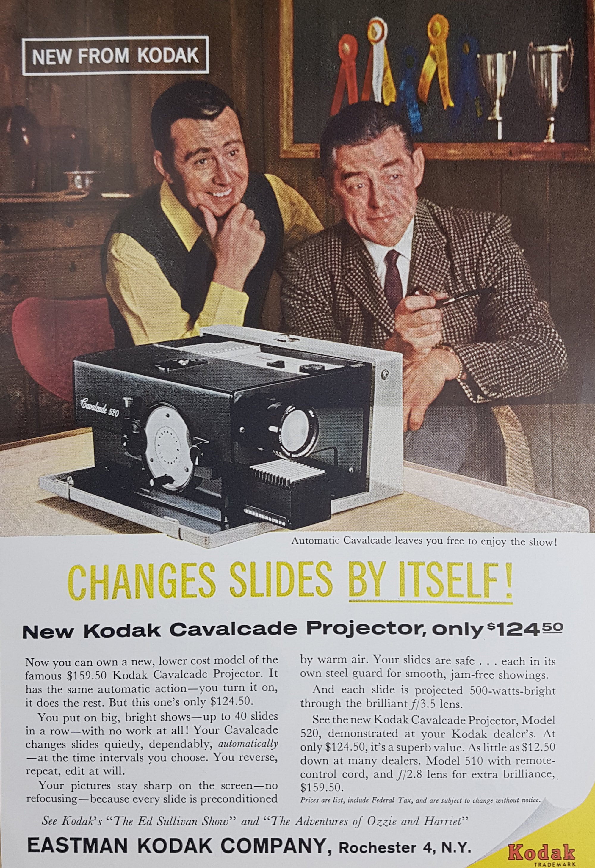 1959 KODAK Calvacade SLIDE PROJECTOR Advertisement Original Etsy Denmark