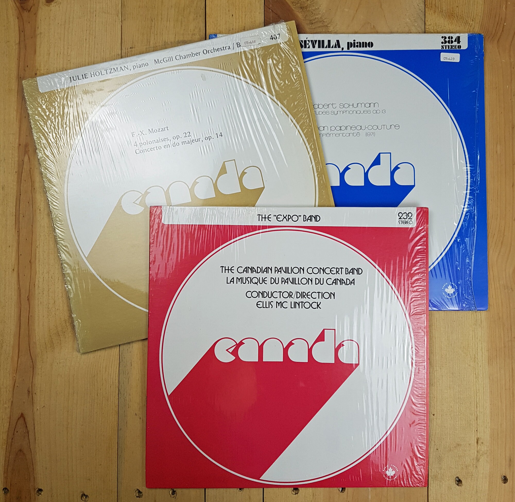 Vintage 3 vinyl records Canada's records Etsy