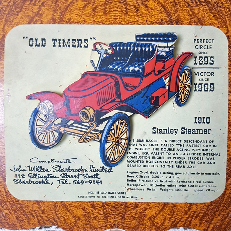 1910 Stanley Steamer Advertisement Old Timer 3D Ad Vintage Etsy Canada