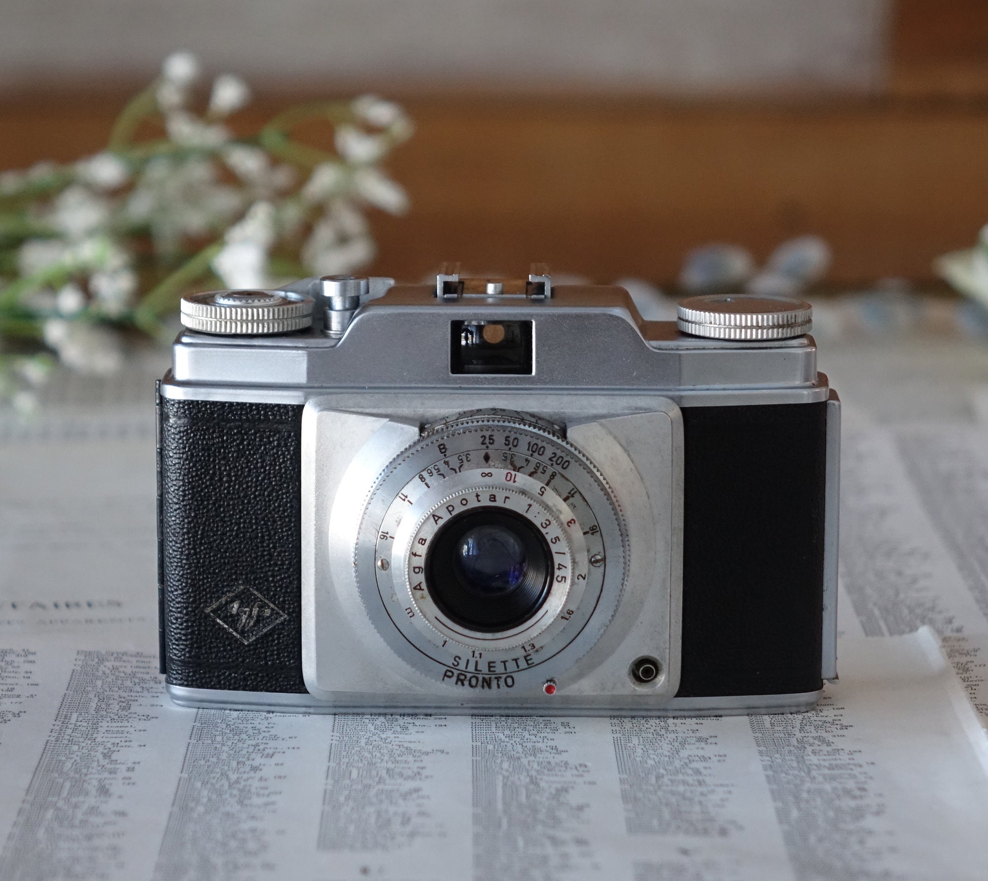 Agfa Silette Pronto Shutter Apotar 45mm F3.5 Lens