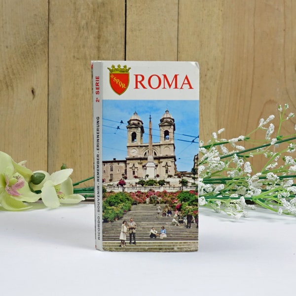 Vintage Rome Fotocolor Kodak Ektachrome Vintage Rome Souvenir color photo booklet