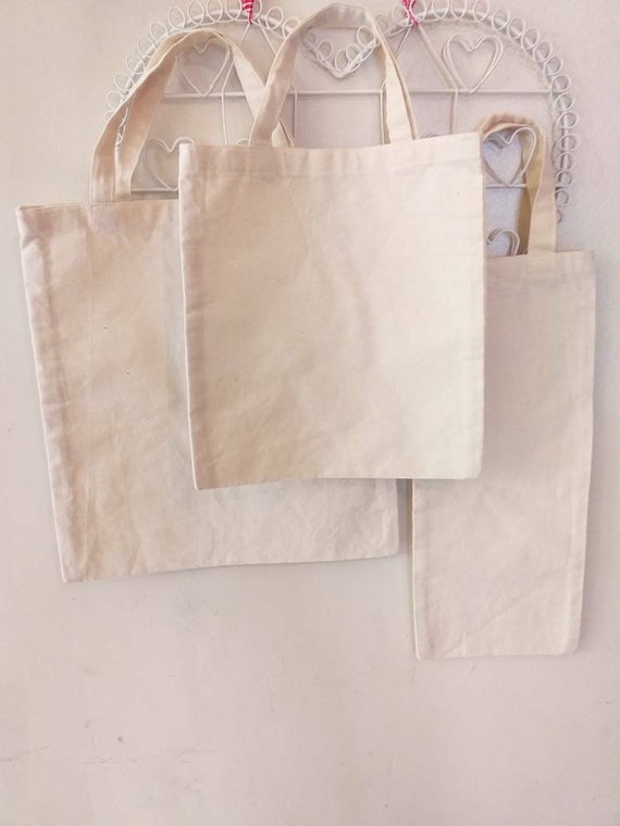 Plain Cotton Calico Bottle Bags Ideal For Decorating Etsy