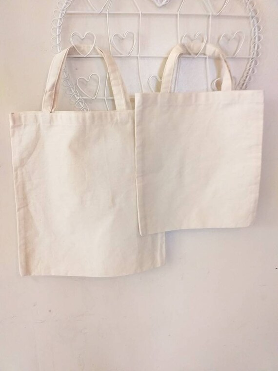 Plain Cotton Calico Tote Bags, Medium Size, Ideal for Decorating, Handmade,  - Etsy