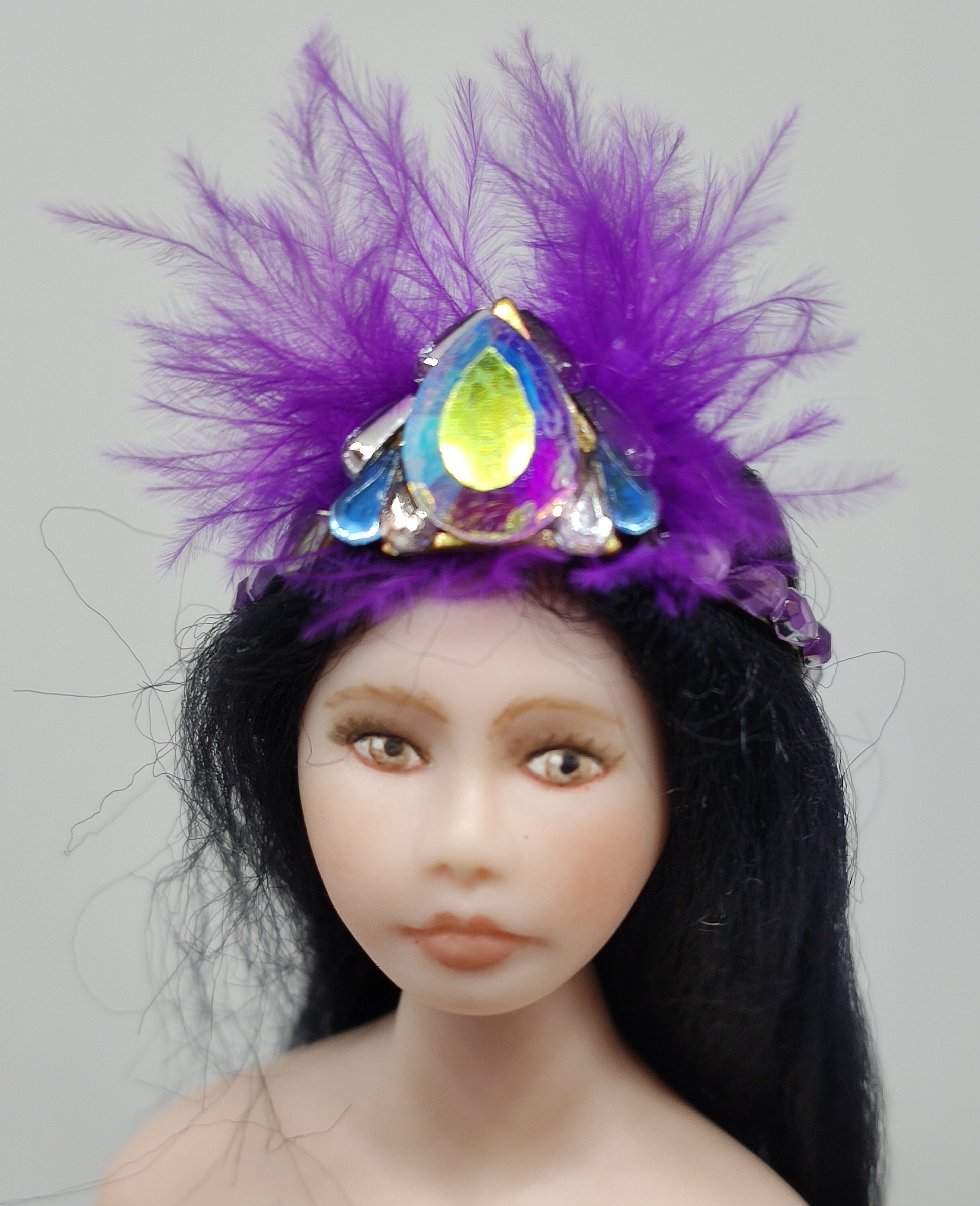 1:12 scale crown. Miniature for dollhouse.