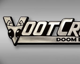 Invader Zim  Irken Voot Cruiser Car Emblem - Chrome Plastic Not a Decal / Sticker