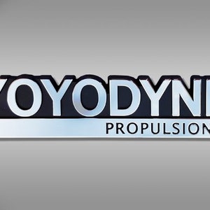 Des systèmes de Propulsion Yoyodyne Buckaroo Banzai Chrome plastique pas un Sticker / autocollant image 1