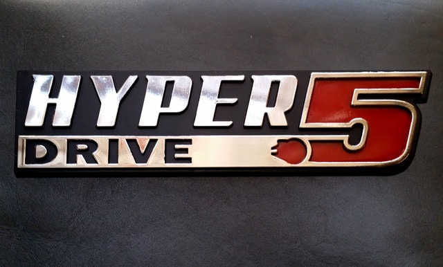 Hyper Drive Star Wars Car Emblem - Chrome Plastic Not a Decal / Sticker
