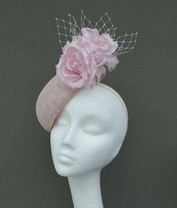 pink occasion hat