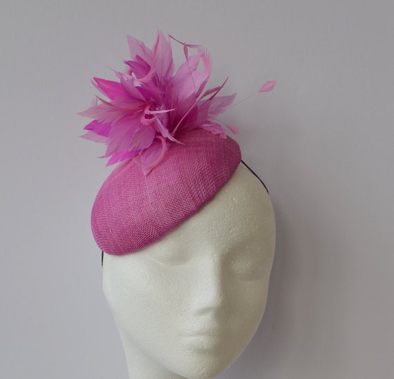 pink derby hat