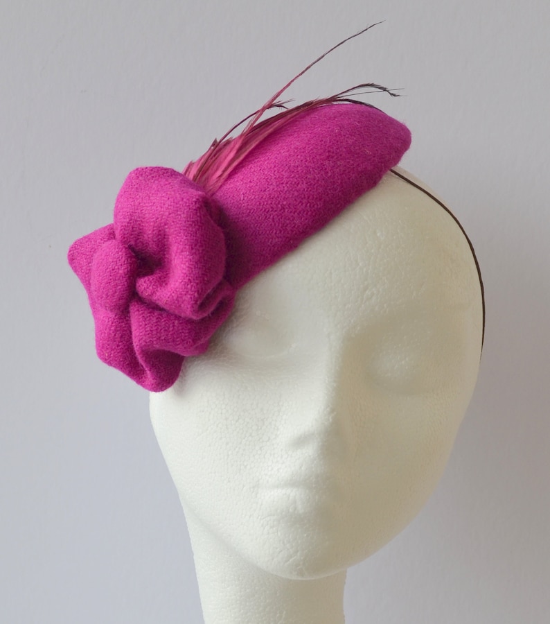 cerise pink hats for weddings