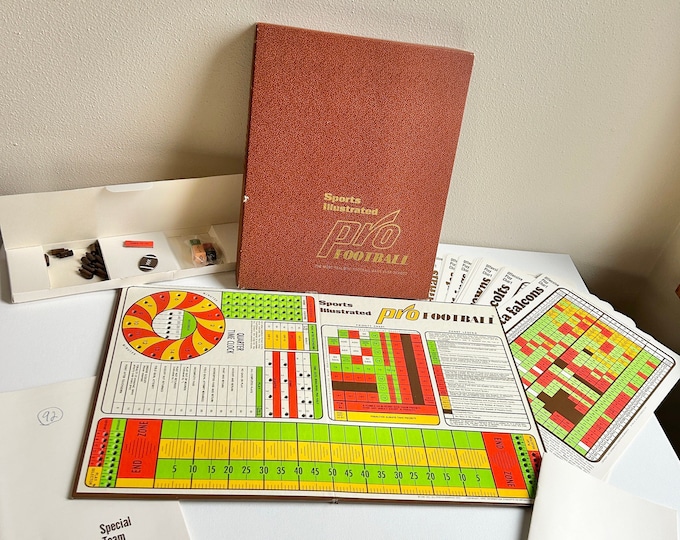 Si Pro 1970 Sports Illustrated Pro Football Board Game With 1969 Team Charts ...