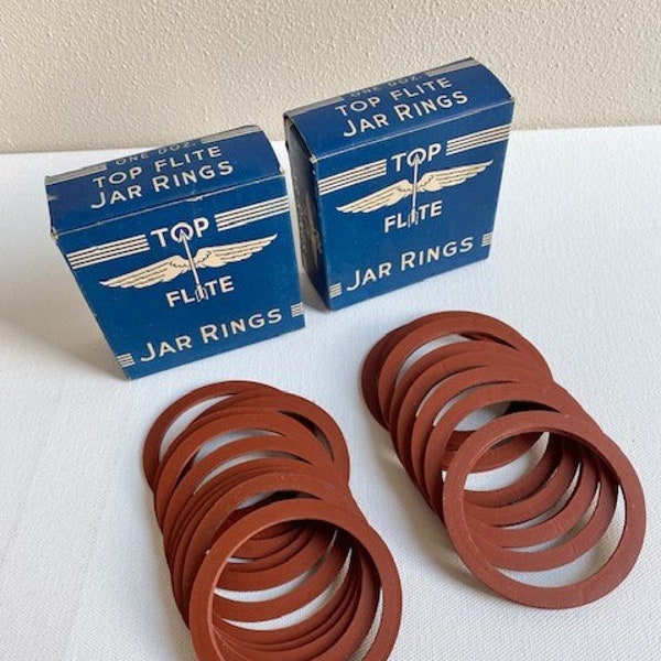 Top Flite Jar Rings, Canning Jar Rings, Jar Rings, Vintage Jar Rubbers, Vintage Jar Rings, Canning Supplies, Vintage Advertising, Canning