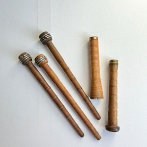 Wooden Bobbin Spools, Spool with Metal Rim, Industrial Spools, Weaving Spools, Loom Spools, Spindles, Textile Spools, Sewing Room Décor