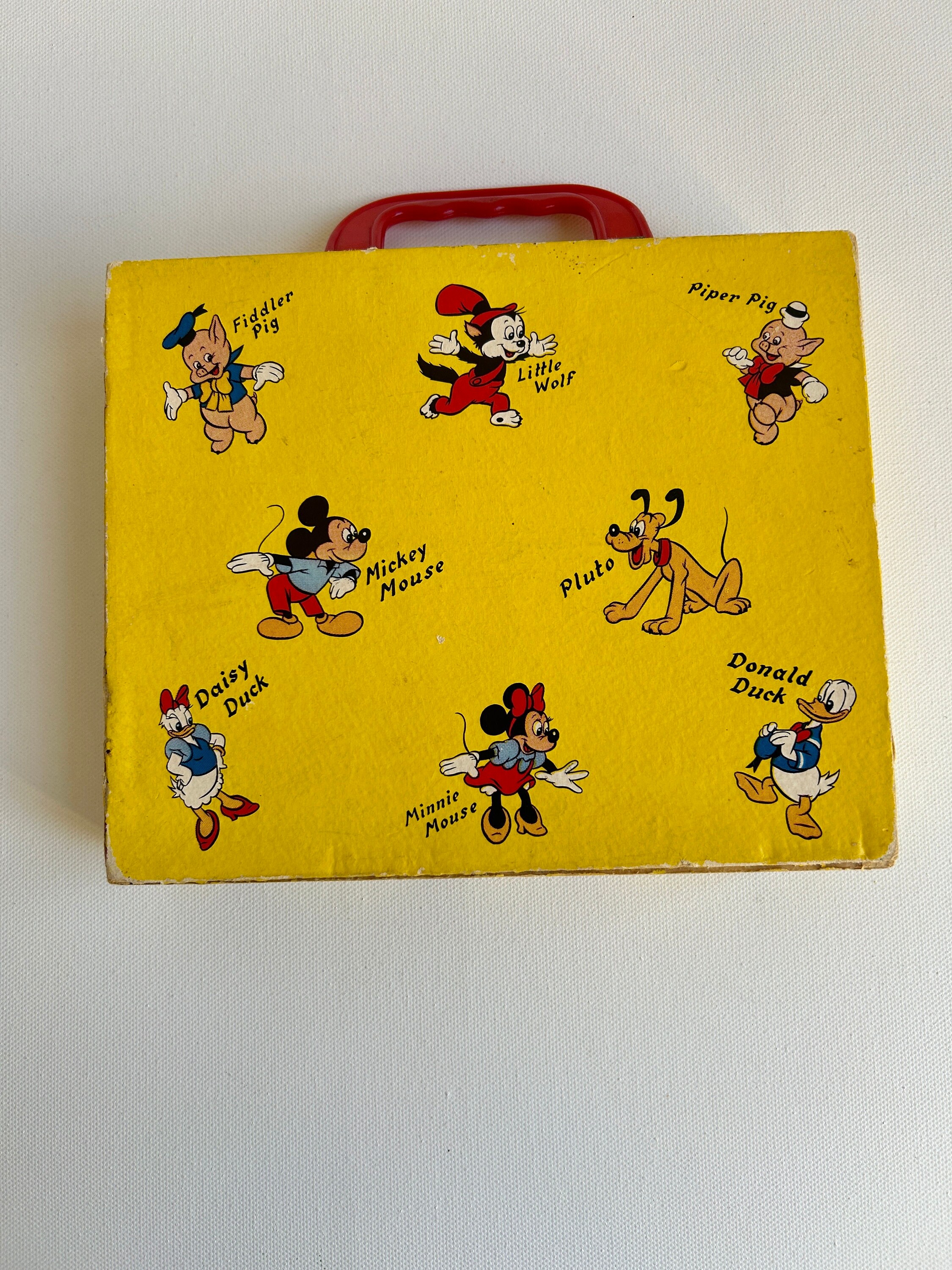 Vintage Walt Disney Mickey Mouse Picture Cubes Puzzle in Case - Etsy