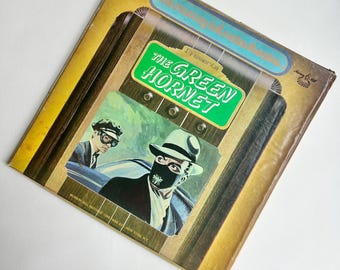 1976 Green Hornet 33RPM Vinyl Records, Hardcover Box Set of 3 LPs