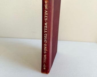 1901 All’s Well That Ends Well: William Shakespeare Play