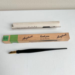Sengbusch Handi-Pen, Fountain Pen in Original Box, Vintage Pen, Pen Collector Gift, Pen Collectible, Mid Century Office Décor, Desk Decor
