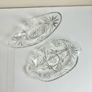 Anchor Hocking Star of David Relish Tray and Gravy Boat, Set of 2, Prescut, Banana Split Dish, Divided Dish, Serving Bowl, Serving Dish