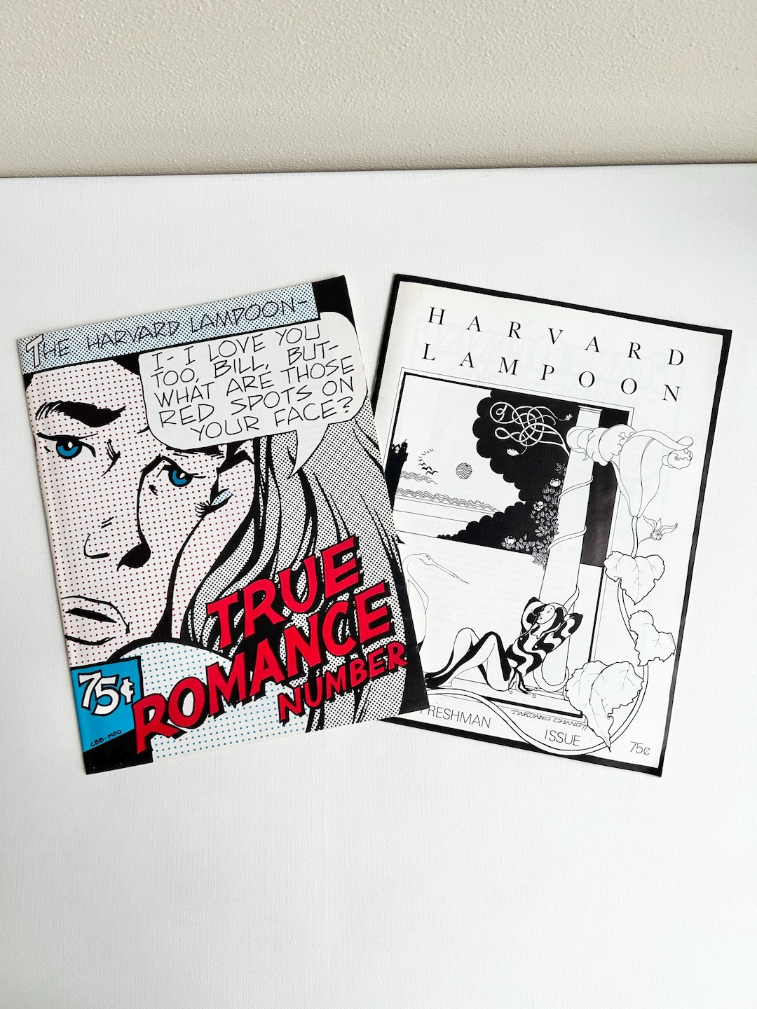 TWO 1970s Harvard Lampoon Magazines: Humor Magazines, Cover Art - Etsy