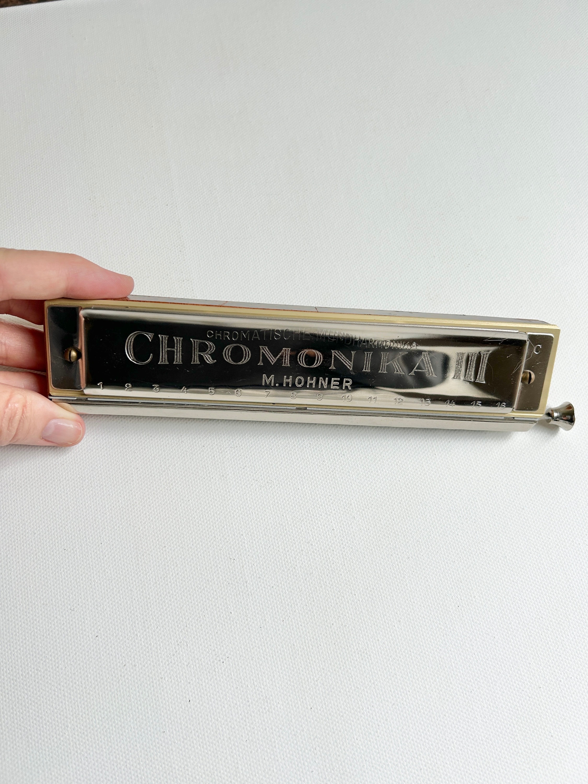 M. Hohner Chromonika III in Original Box, Key of C, German M. Hohner Chromonika III in Original Box, Key of C, German