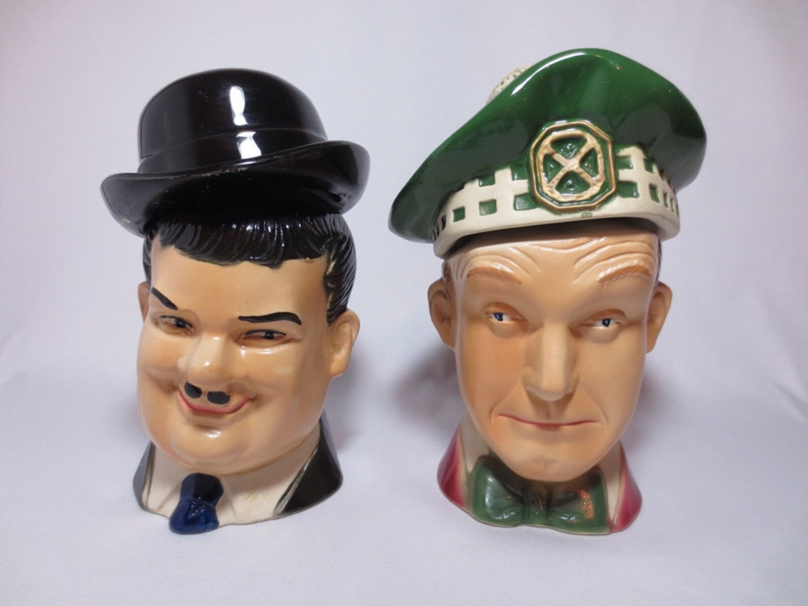 Laurel and Hardy Whiskey Decanters / Ezra Brooks Etsy