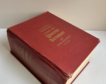 1958 Little Ives Webster Unabridged Dictionary and Home Reference