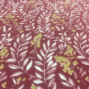 Red Floral Tablecloth: Modern Scandinavian Cotton Table Decor