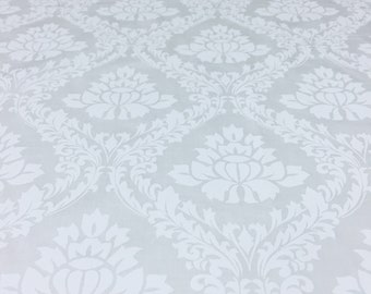 White Cotton Tablecloth: Elegant Decor Print, Wedding Table