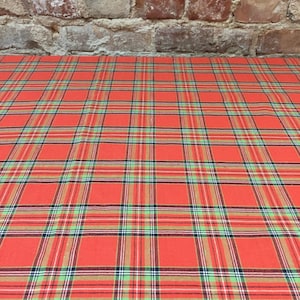 Christmas Tablecloth Christmas Plaid  Tartan Runner tartan Tartan Tablecloth  Christmas gift  Tartan Plaid Red tartan
