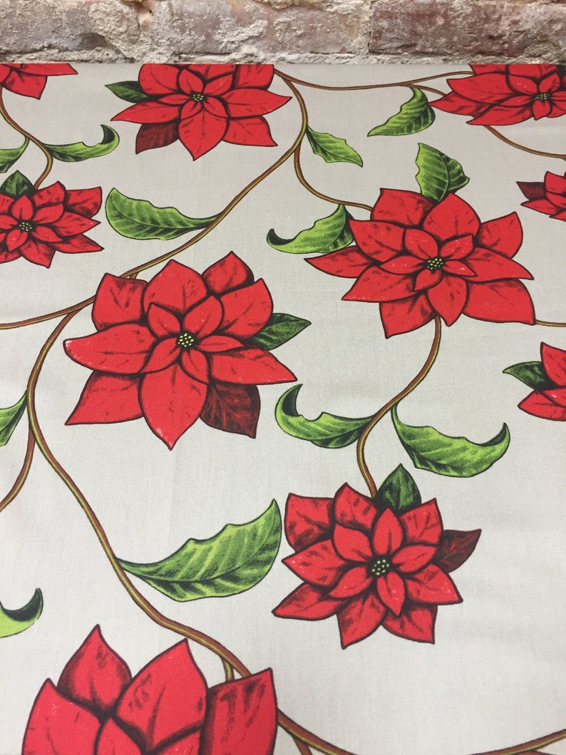 Nappe De Noël Beauvillé Beige Luxe 67x67 Pouces - Coton Satin Français