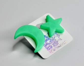 Jumbo Moon and Star Stud